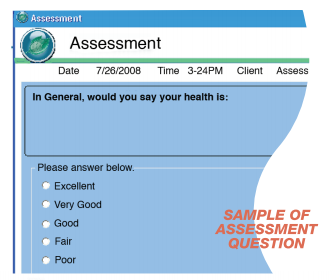 Quality of Life assessment sample question