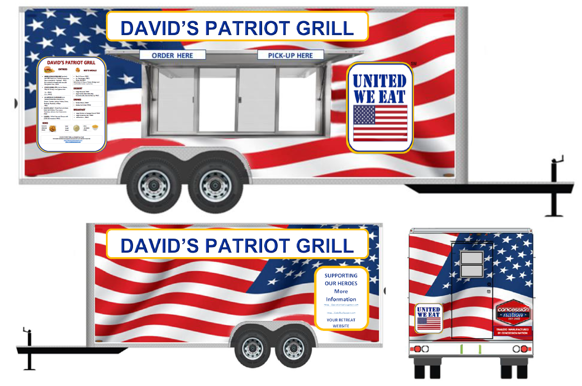 David's Patriot Grill Trailer Design